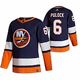 New York Islanders 6 Ryan Pulock Navy Blue Adidas 2020-21 Reverse Retro Alternate Jersey Dzhi,baseball caps,new era cap wholesale,wholesale hats